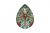 "Кабошоны" - заготовка для рукоделия акриловая фигурная 13 х 18мм - купить в Муроме. Цена: 7.32 руб.