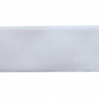 Лента бархатная нейлон, шир.25 мм, (упак. 45,7м), цв.01-белый - купить в Муроме. Цена: 981.09 руб.