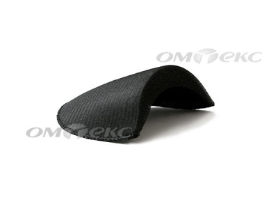 Плечевые накладки OВТ-10, обшитые, цвет чёрный - купить в Муроме. Цена: 17.64 руб.