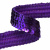 Тесьма с пайетками 12, шир. 20 мм/уп. 25+/-1 м, цвет фиолет - купить в Муроме. Цена: 778.19 руб.