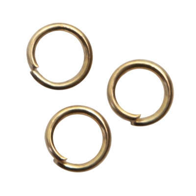 Кольцо  соединительное для бижутерии 5 мм, цв.-золото - купить в Муроме. Цена: 0.44 руб.
