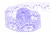 Тесьма кружевная 0621-2063, шир. 40 мм/уп. 20+/-1 м, цвет 107-фиолет - купить в Муроме. Цена: 933.93 руб.