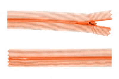 Молния потайная Т3 849, 20 см, капрон, цвет оранжевый - купить в Муроме. Цена: 5.12 руб.