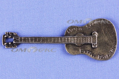 Декоративный элемент для творчества из металла "Гитара"  - купить в Муроме. Цена: 20.20 руб.