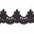 Сутажное кружево «Алансон»  на сетке (бисер) XDH3235, шир.60 мм, (уп. 9,14 м ), цв.-черный - купить в Муроме. Цена: 2 134.73 руб.
