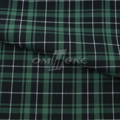 Ткань костюмная Клетка 25577, т.зеленый/зеленый./ч/бел, 230 г/м2, шир.150 см - купить в Муроме. Цена 539.74 руб.