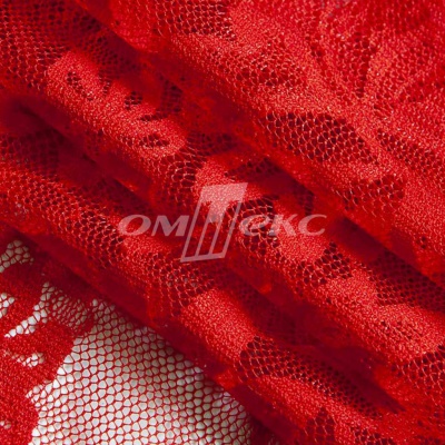 Кружевное полотно стрейч 15A29/RED, 105 гр/м2, шир.155см - купить в Муроме. Цена 2 101.46 руб.