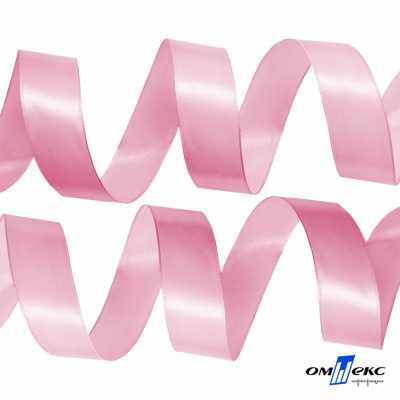 050-нежно-розовый Лента атласная упаковочная (В) 85+/-5гр/м2, шир.25 мм (1/2), 25+/-1 м - купить в Муроме. Цена: 53.96 руб.