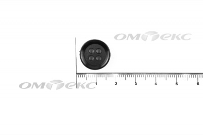 51400/15 мм (4 пр) черные пуговицы - купить в Муроме. Цена: 0.67 руб.
