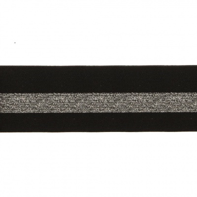 #2/6-Лента эластичная вязаная с рисунком шир.52 мм (45,7+/-0,5 м/бобина) - купить в Муроме. Цена: 69.33 руб.