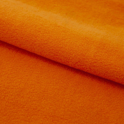 Флис DTY 16-1358, 250 г/м2, шир. 150 см, цвет оранжевый - купить в Муроме. Цена 640.46 руб.