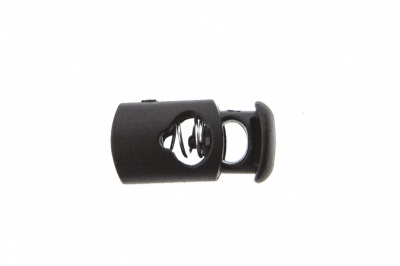 8021 Фиксатор пластиковый "Цилиндр", 20х10 мм, цвет чёрный - купить в Муроме. Цена: 1.29 руб.