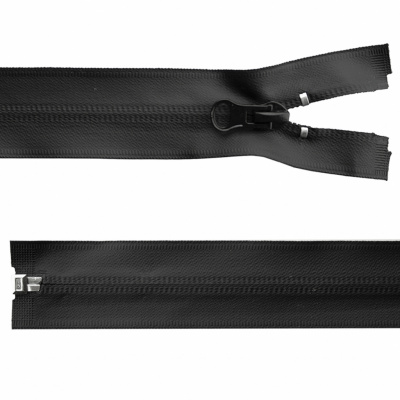 Молния водонепроницаемая PVC Т-7, 100 см, разъемная, цвет чёрный - купить в Муроме. Цена: 61.89 руб.