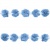 Тесьма плетеная "Рюш", упак. 9,14 м, цвет голубой - купить в Муроме. Цена: 45.87 руб.
