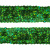 Тесьма с пайетками D4, шир. 20 мм/уп. 25+/-1 м, цвет зелёный - купить в Муроме. Цена: 778.19 руб.