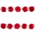 Тесьма плетеная "Рюш", упак. 9,14 м, цвет красный - купить в Муроме. Цена: 46.82 руб.