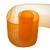 Лента капроновая "Гофре", шир. 110 мм/уп. 50 м, цвет оранжевый - купить в Муроме. Цена: 26.93 руб.