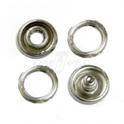 Кнопки рубашечные 10,5 мм никель New Star (кольцо) - купить в Муроме. Цена: 5.80 руб.