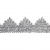 Тесьма металлизированная 0384-0240, шир. 40 мм/уп. 25+/-1 м, цвет серебро - купить в Муроме. Цена: 490.74 руб.