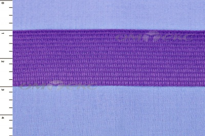 Окантовочная тесьма №0225, шир. 22 мм (в упак. 100 м), цвет фиолет - купить в Муроме. Цена: 271.60 руб.