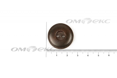 Пуговица деревянная круглая №54 (25мм) - купить в Муроме. Цена: 4.12 руб.