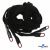 Шнурки #106-01, плоские 130 см, декор.наконечник, цв.чёрный - купить в Муроме. Цена: 43.98 руб.