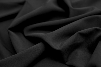Костюмная ткань с вискозой "Флоренция", 195 гр/м2, шир.150см, цвет чёрный - купить в Муроме. Цена 502.24 руб.