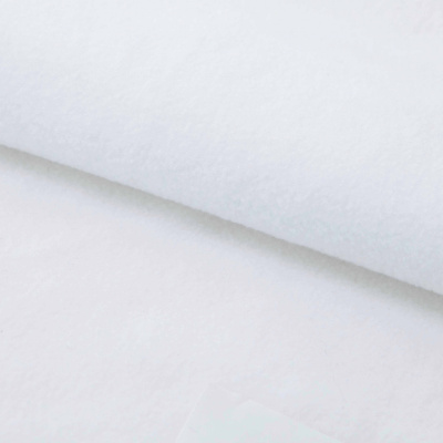 Флис DTY 240 г/м2, White/белый, 150 см (2,77м/кг) - купить в Муроме. Цена 640.46 руб.