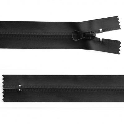 Молния водонепроницаемая PVC Т-7, 20 см, неразъемная, цвет чёрный - купить в Муроме. Цена: 21.56 руб.
