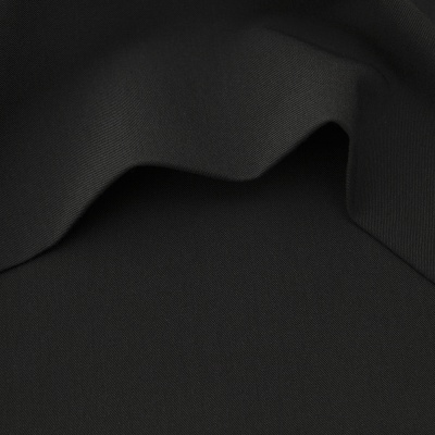 Костюмная ткань с вискозой "Меган", 210 гр/м2, шир.150см, цвет чёрный - купить в Муроме. Цена 378.55 руб.