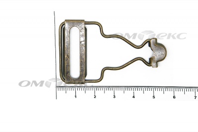Застежки для комбинезонов металлическая 32 мм Никель (20ШТ)  - купить в Муроме. Цена: 3.18 руб.
