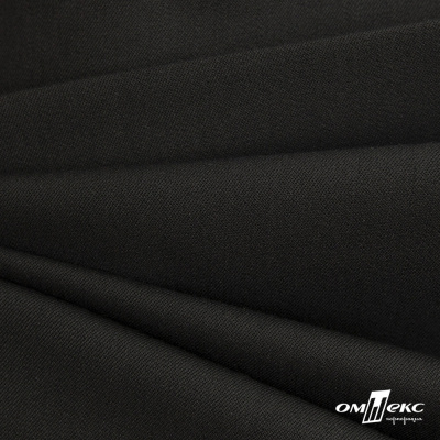 Костюмная ткань с вискозой "Диана", 260 гр/м2, шир.150см, цвет чёрный - купить в Муроме. Цена 434.07 руб.