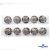 119-02 Кнопки пришивные декоративные металл 25 мм, цв.-никель - купить в Муроме. Цена: 30.23 руб.