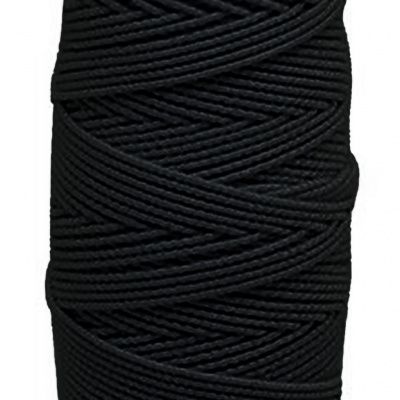 Нитка - резинка Спандекс 25 м (уп-10шт)-чёрные - купить в Муроме. Цена: 36.02 руб.