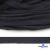 Шнур плетеный d-8 мм плоский, 70% хлопок 30% полиэстер, уп.85+/-1 м, цв.1010-т.синий - купить в Муроме. Цена: 735 руб.