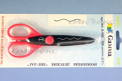 Ножницы G-502 детские 165 мм - купить в Муроме. Цена: 292.21 руб.