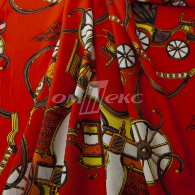 Плательная ткань "Фламенко" 16.1, 80 гр/м2, шир.150 см, принт этнический - купить в Муроме. Цена 241.49 руб.