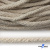 Шнур плетеный d-6 мм круглый, 70% хлопок 30% полиэстер, уп.90+/-1 м, цв.1077-лён - купить в Муроме. Цена: 588 руб.