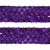 Тесьма с пайетками 12, шир. 35 мм/уп. 25+/-1 м, цвет фиолет - купить в Муроме. Цена: 1 308.30 руб.