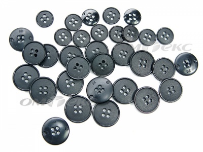 51926/15 мм (4 пр) черные пуговицы (брючные) - купить в Муроме. Цена: 1.50 руб.