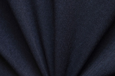 Ткань костюмная 25388 2009, 207 гр/м2, шир.150см, цвет т.синий - купить в Муроме. Цена 356.68 руб.