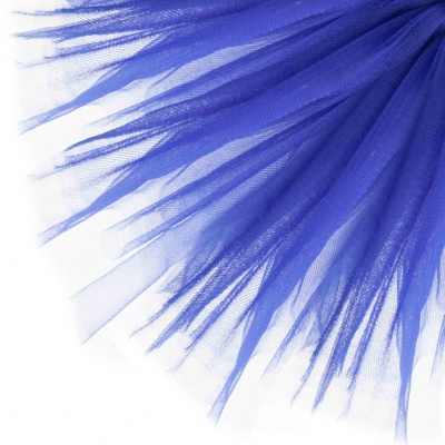 Фатин матовый 16-101, 12 гр/м2, шир.300см, цвет т.синий - купить в Муроме. Цена 100.92 руб.