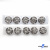 119-01 Кнопки пришивные декоративные металл 21 мм, цв.-никель - купить в Муроме. Цена: 21.54 руб.