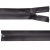 Молния водонепроницаемая PVC Т-7, 60 см, разъемная, цвет (301) т.серый - купить в Муроме. Цена: 49.39 руб.