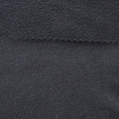 Флис DTY, 130 г/м2, шир. 150 см, цвет чёрный - купить в Муроме. Цена 694.22 руб.