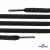 Шнурки #106-09, круглые 130 см, цв.чёрный - купить в Муроме. Цена: 21.92 руб.