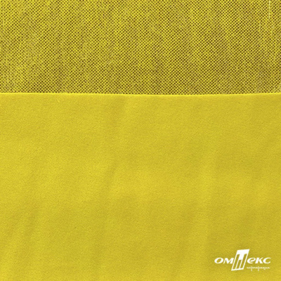 Трикотажное полотно голограмма, шир.140 см, #602 -жёлтый/жёлтый - купить в Муроме. Цена 385.88 руб.