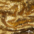 Трикотажное полотно, Сетка с пайетками,188 гр/м2, шир.140 см, цв.-тем.золото (#51) - купить в Муроме. Цена 505.15 руб.