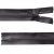 Молния водонепроницаемая PVC Т-7, 20 см, неразъемная, цвет (301)-т.серый - купить в Муроме. Цена: 21.56 руб.