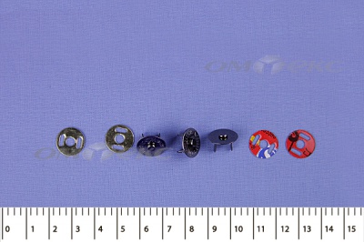 Кнопки магнитные МКМ-02, диам. 18 мм, чёрный никель - купить в Муроме. Цена: 14.49 руб.